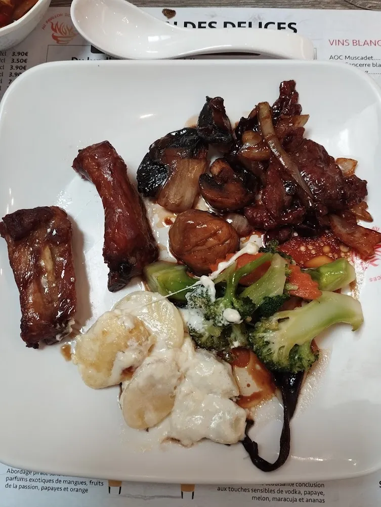 Travers de Porc Avec Des Légumes